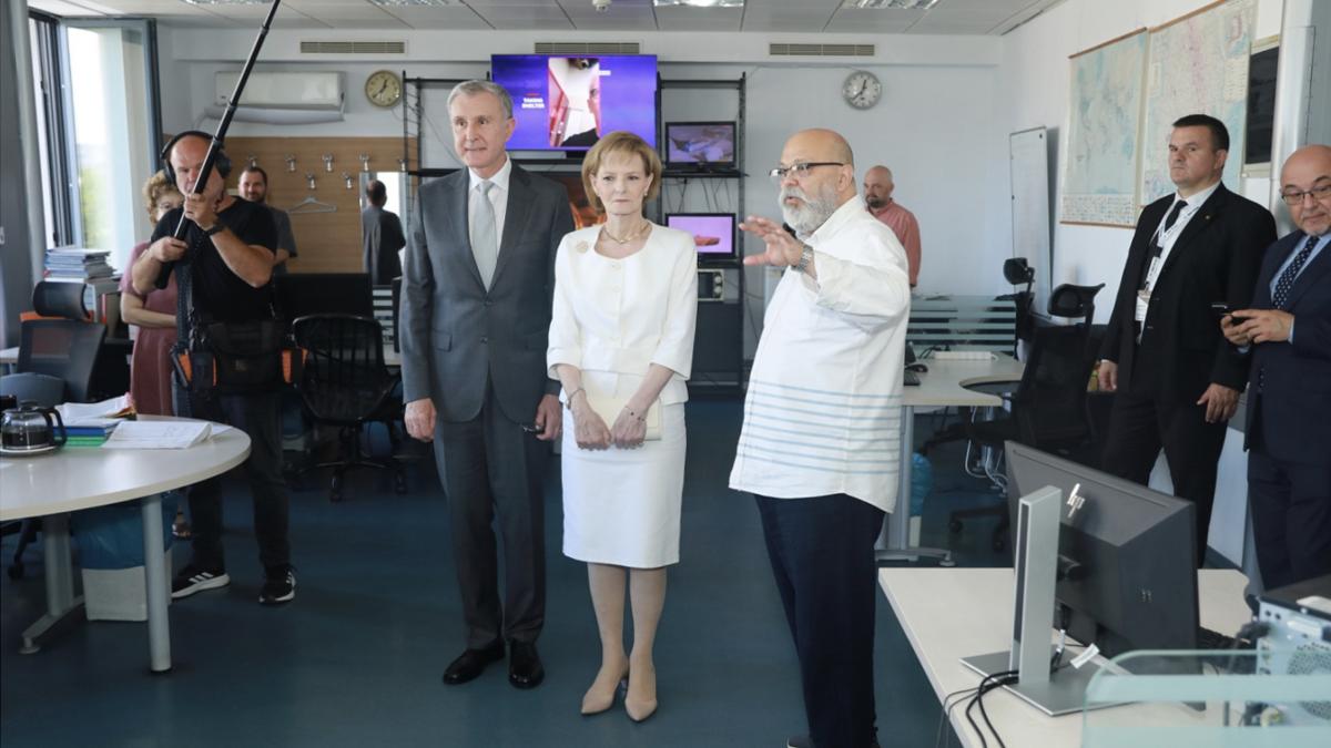 Majestatea Sa Margareta și Principele Radu, în vizită la Radio România