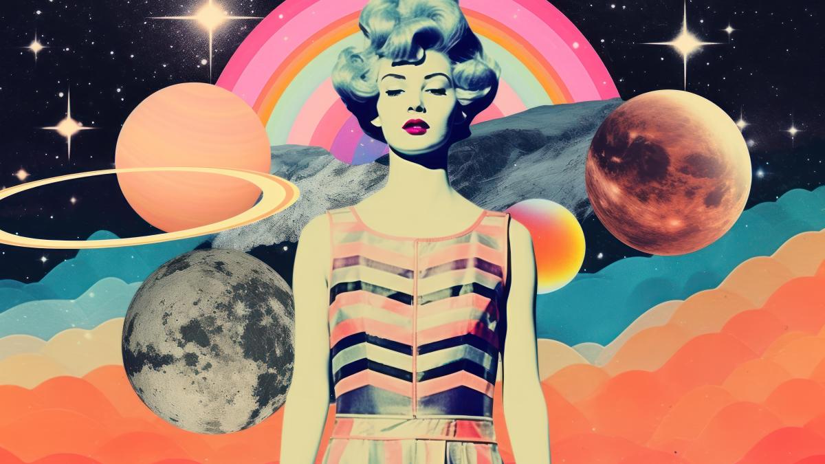colaj retro planete femeie horoscop 28 iunie