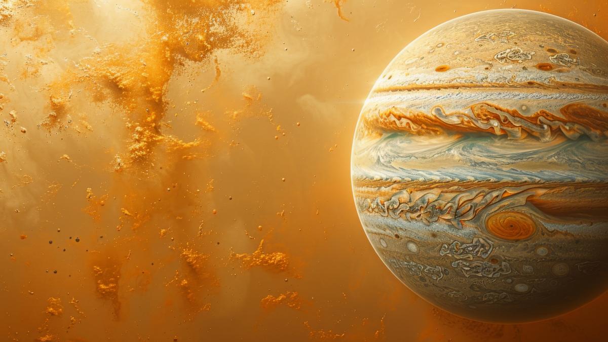 peisaj planeta jupiter