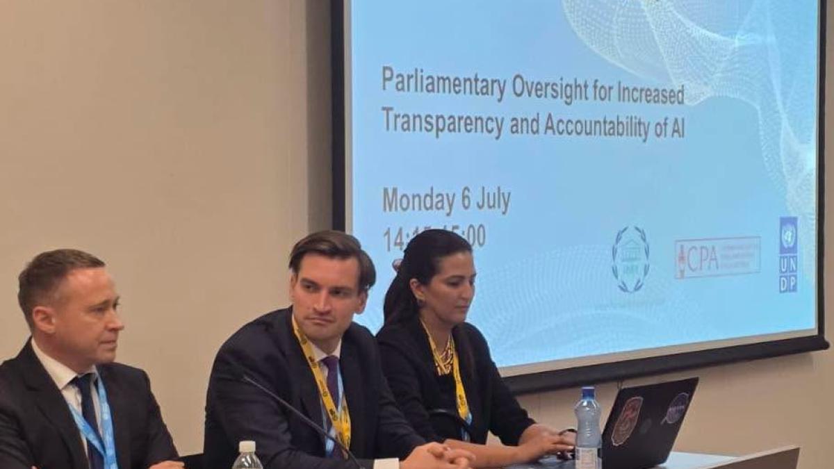 imagine cu deputatul Andrei Baciu la Geneva