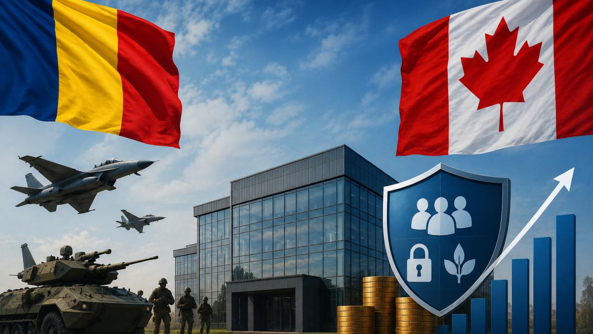 România, membru fondator al viitoarei Bănci pentru Apărare, Securitate și Reziliență, coordonată de Canada