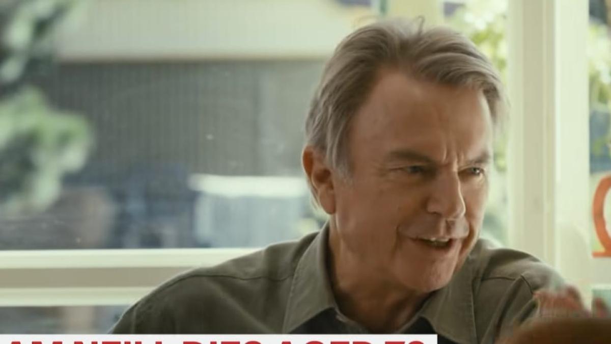 imagine cu actorul Sam Neill