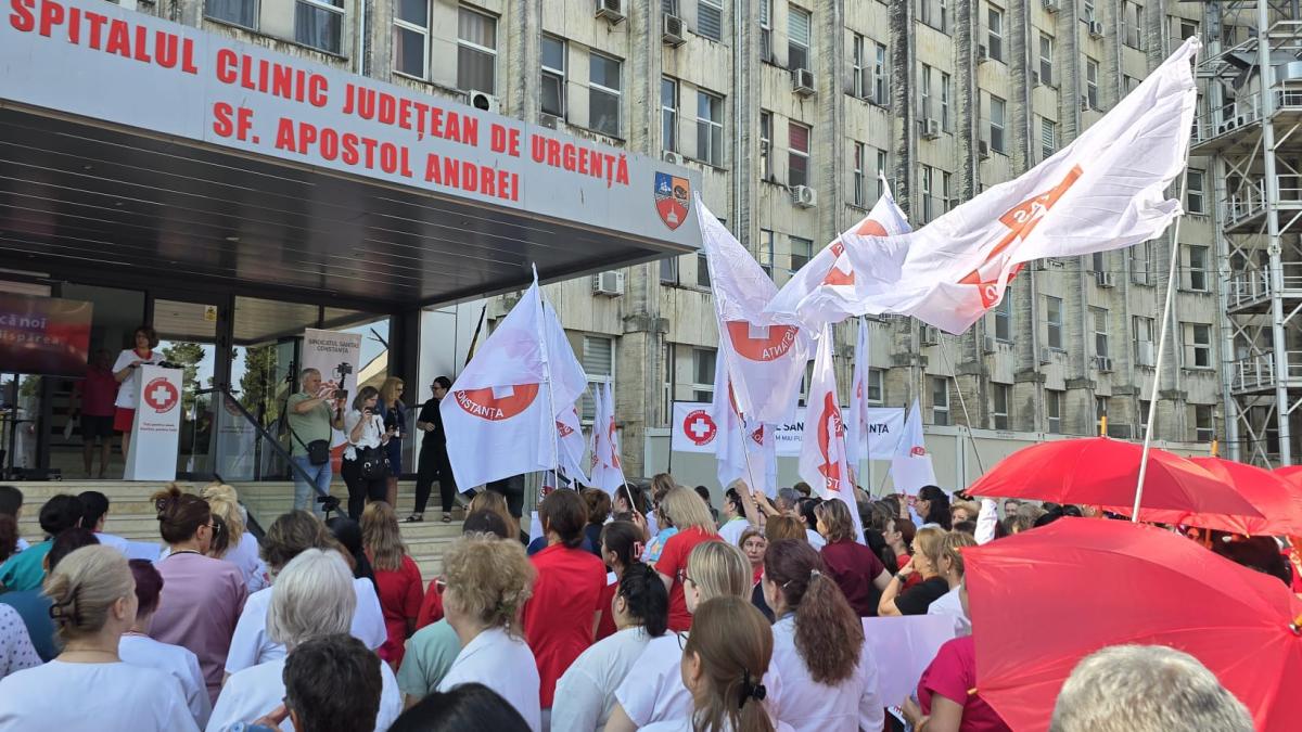 de ce au ajuns cadrele medicale in strada lider sanitas mesaj din constanta protestele au devenit inevitabile