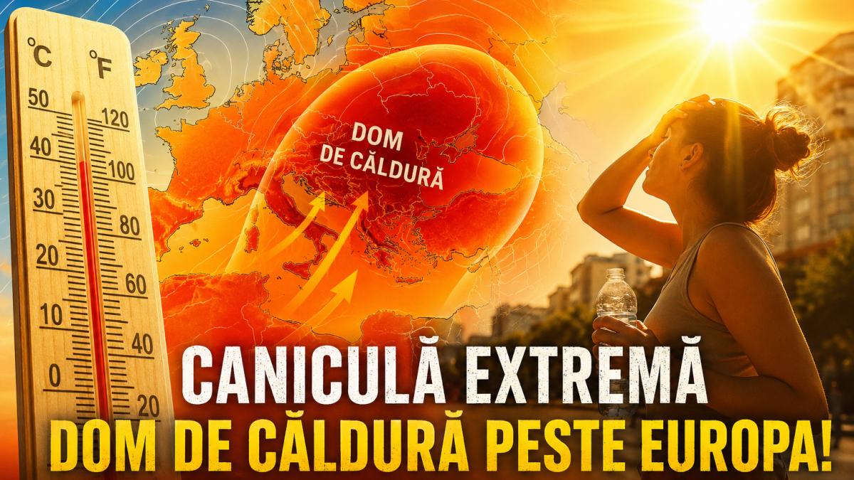 fotografie creată cu ChatGPT/ Dom de căldură/ Vremea extremă în România