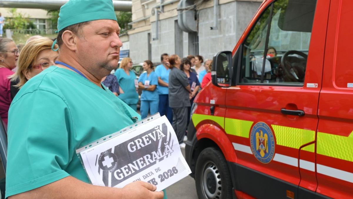 imagine greva generala in Sănătate