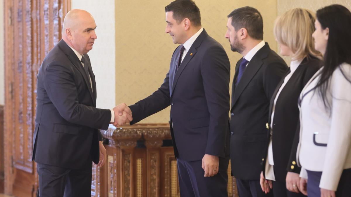 Ilie Bolojan George Simion Agerpres