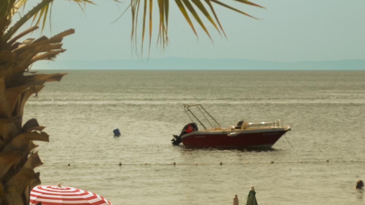 peisaj de vara la mare plaja