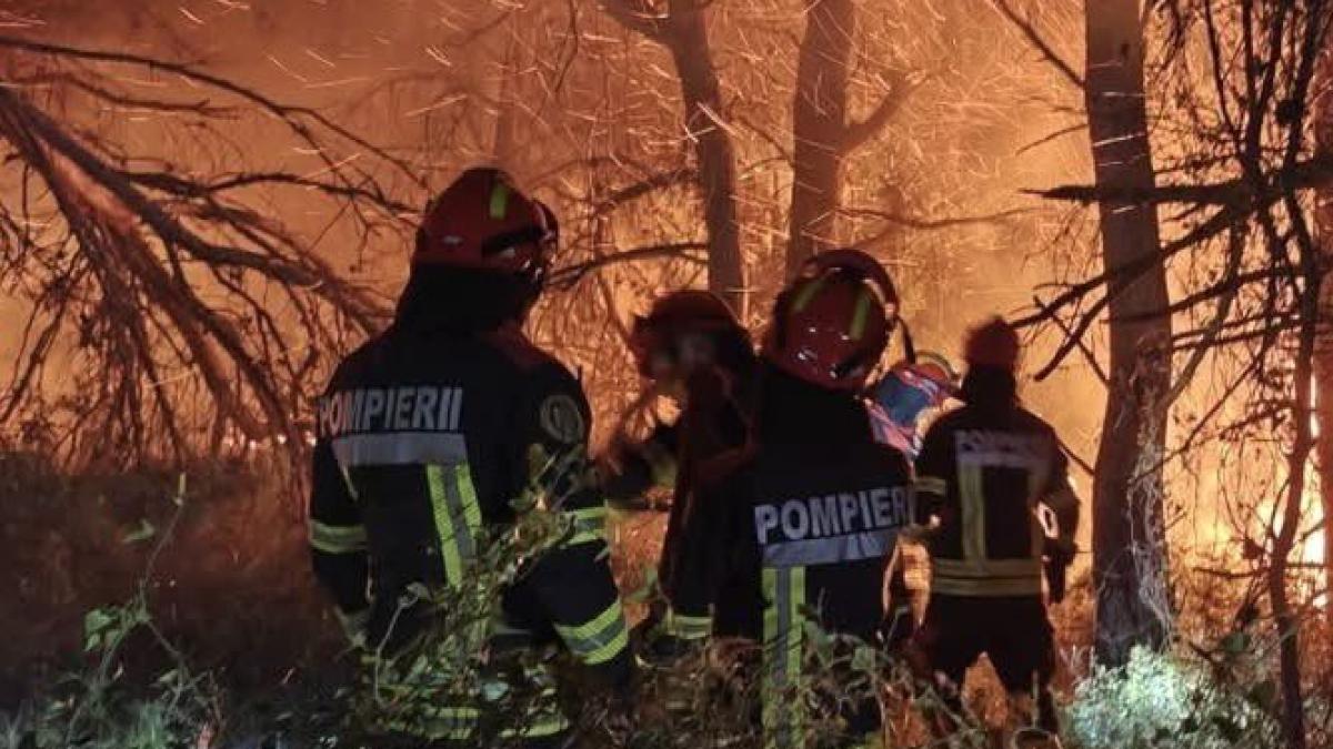 România prelungește misiunea pompierilor trimiși în Franța Contingentul rămâne încă două săptămâni pentru a lupta cu incendiile