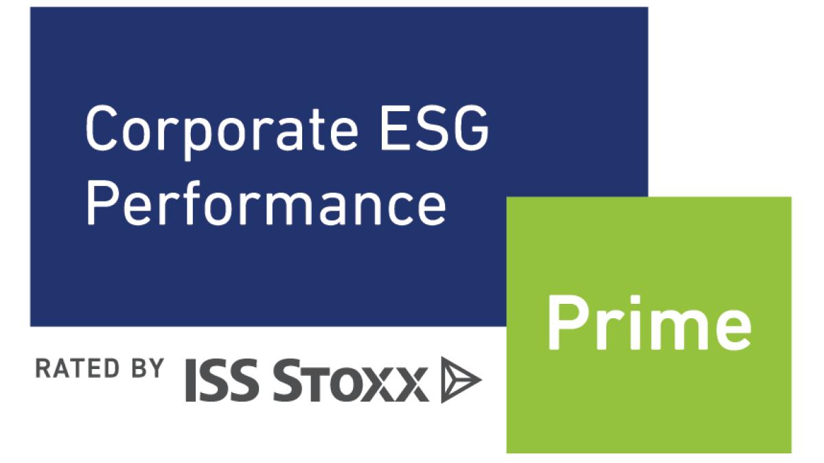 ISS Stoxx ESG Corporate Rating Prime Badge