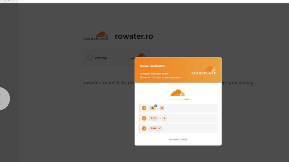 Site-ul Apelor Române, atacat de hacker - Foto Facebook Alexandru Bajdechi
