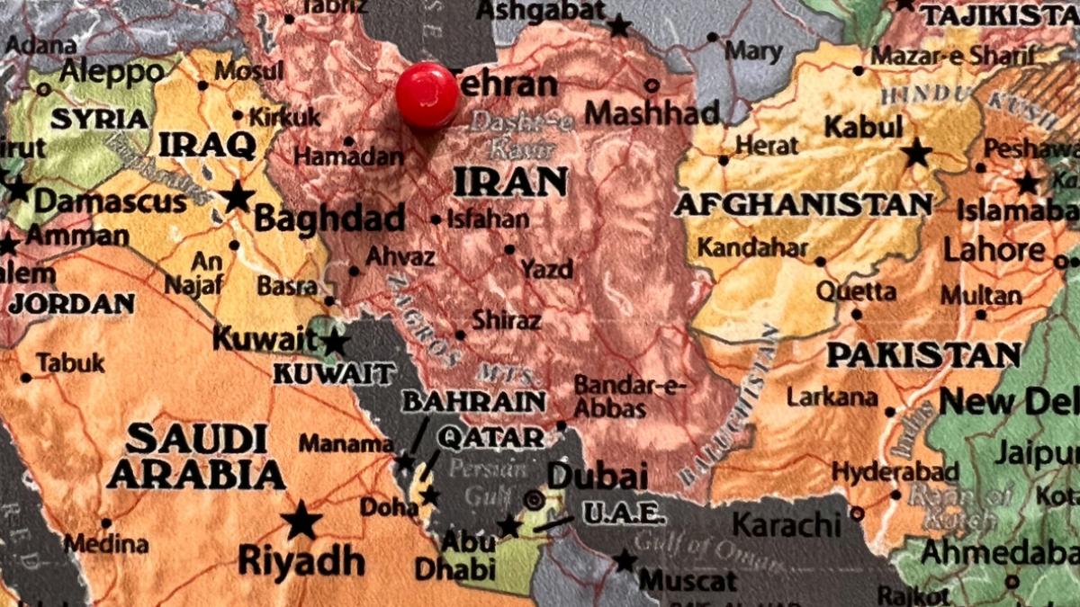 iranul pe harta