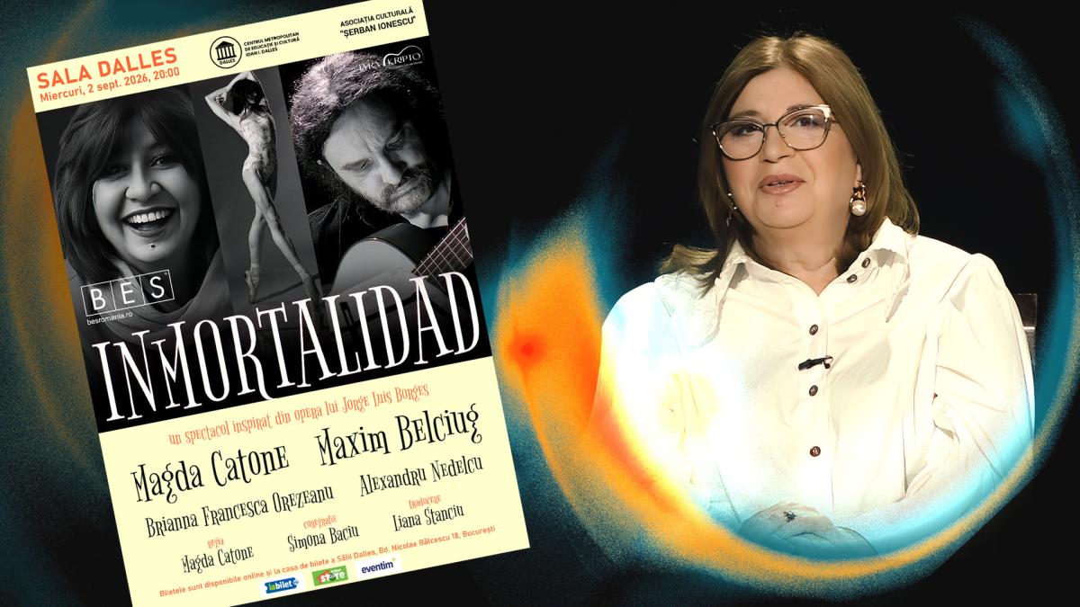 premiera la sala dalles inmortalidad borges pentru toti cu magda catone si maxim belciug