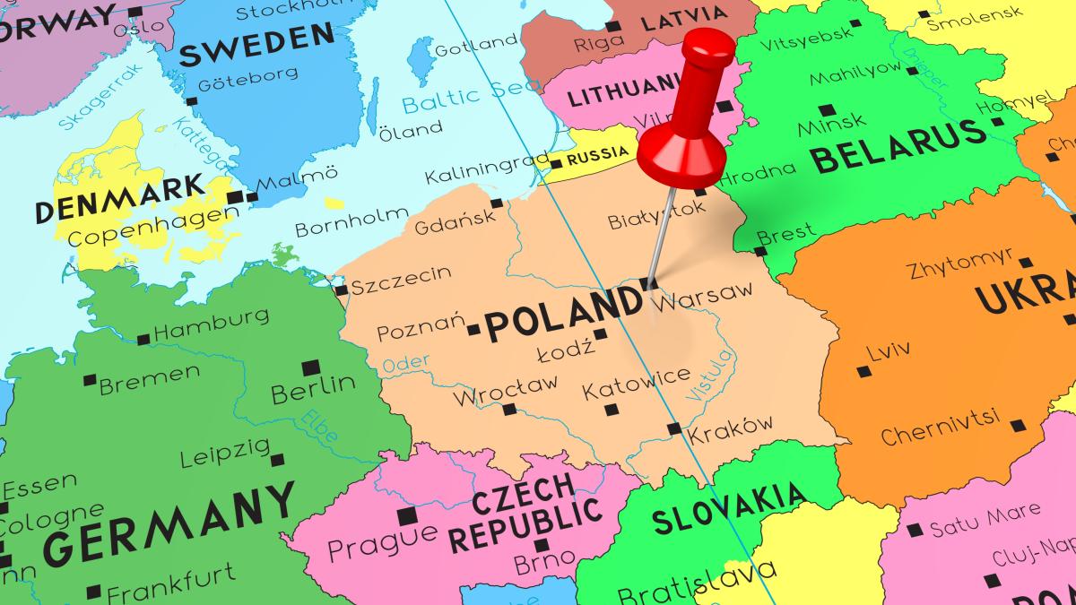polonia harta