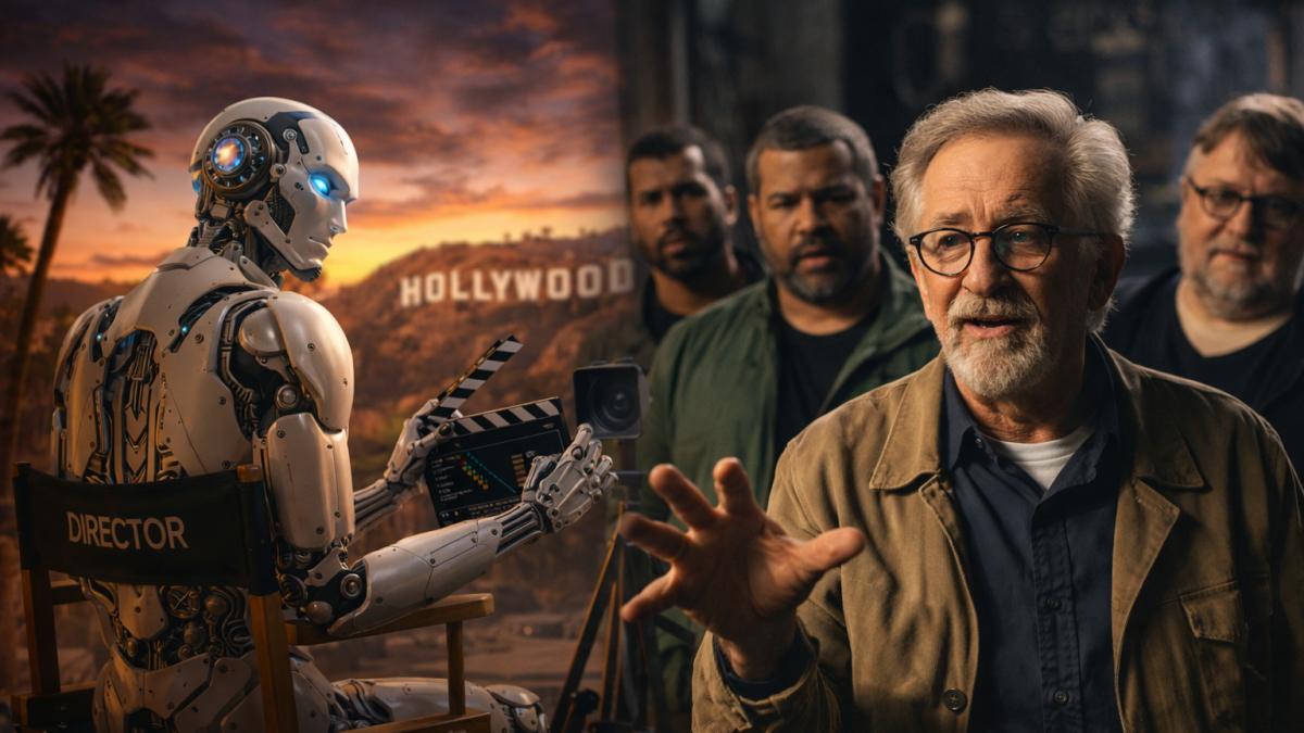 Inteligența artificială schimbă regulile la Hollywood. Ce spun regizorii de film - Imagine realizata cu AI
