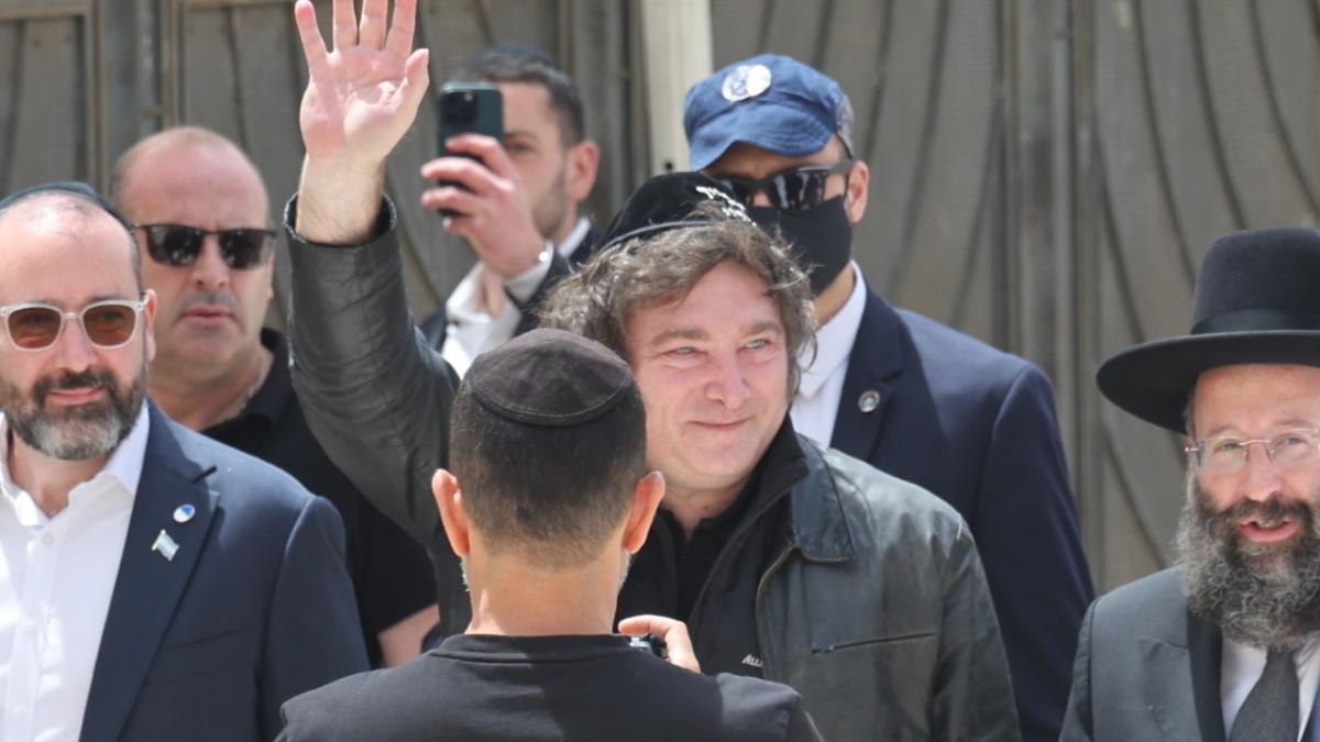 javier milei in israel