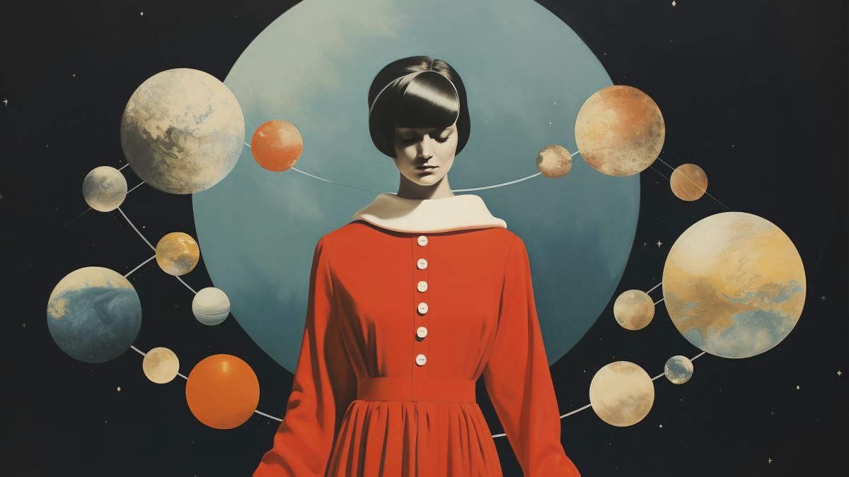 colaj retro planete
