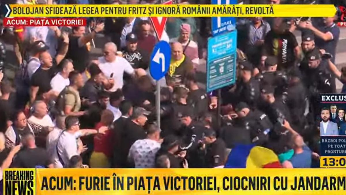 protest masiv al fermierilor in piata victoriei marti jandarmii organizeaza filtre si echipe de dialog