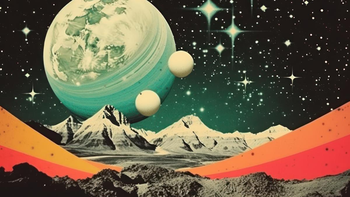 colaj planete retro