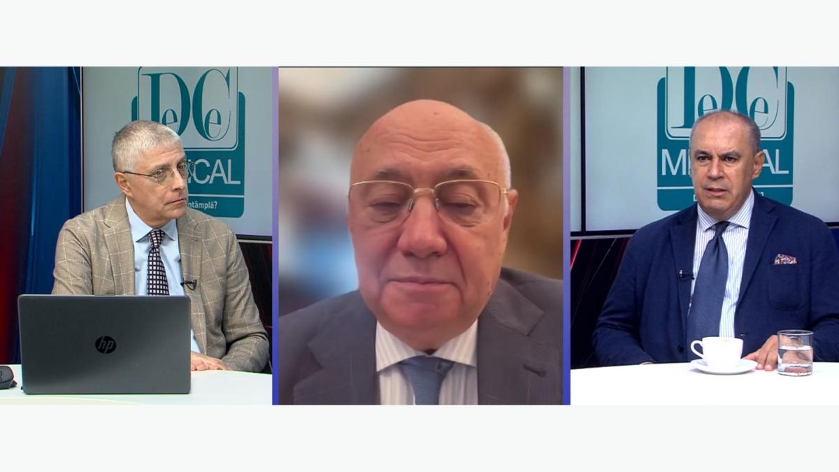 imagine cu dr. Valentin Veron Toma la acandemia de sanatate