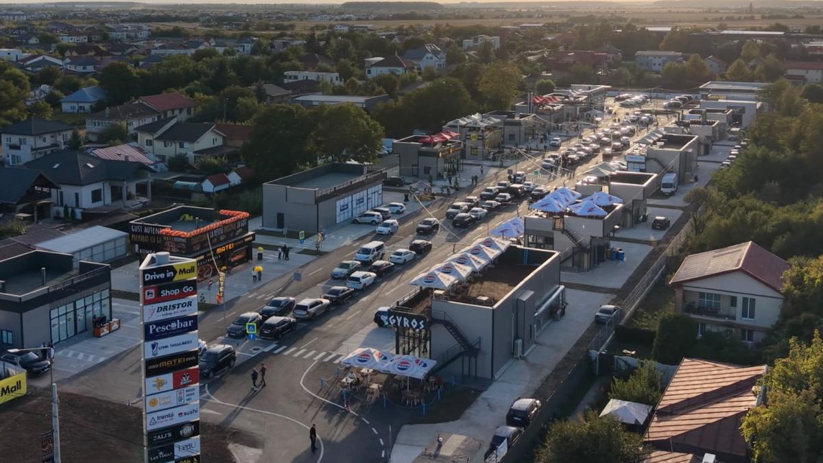 primul drive in mall din romania deschis la otopeni de fostul ministru ilan laufer foto