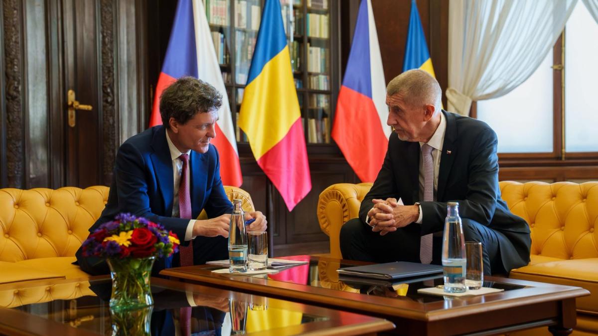 Nicușor Dan și Andrej Babiš