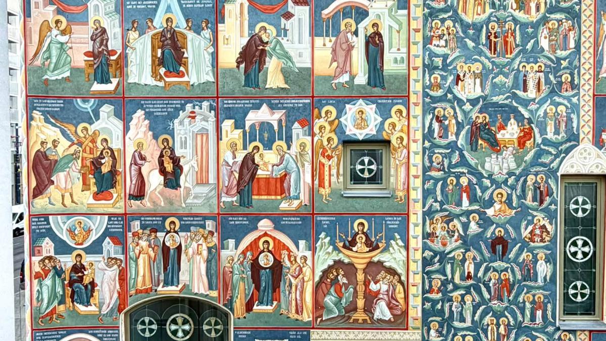 Peretele de sud al Bisericii „Pogorârea Duhului Sfânt și Sf. Ștefan cel Mare” din Viena – un parcurs iconografic de la Vechiul Testament la Tainele Bisericii (2)