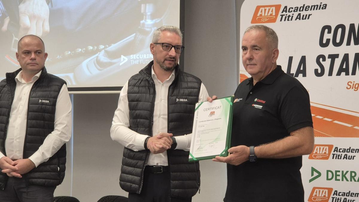 Academia Titi Aur, certificată european de DEKRA. David Popovici, noul Ambasador al Conducerii Defensive în România
