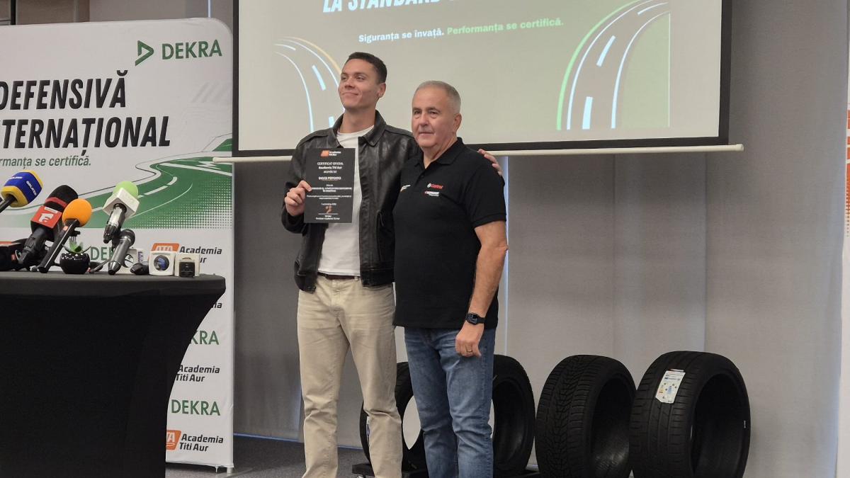 Academia Titi Aur, certificată european de DEKRA. David Popovici, noul Ambasador al Conducerii Defensive în România