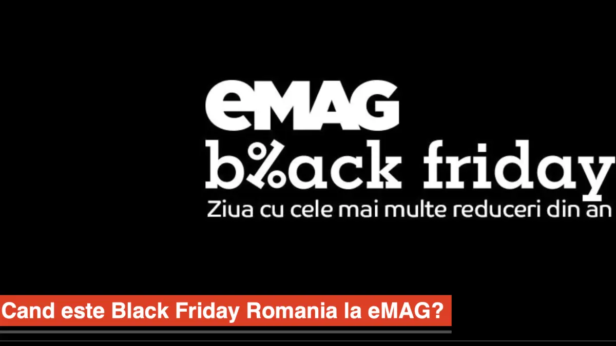 Se aprope Black Friday 2026 la eMAG! Cele mai mari reduceri din an