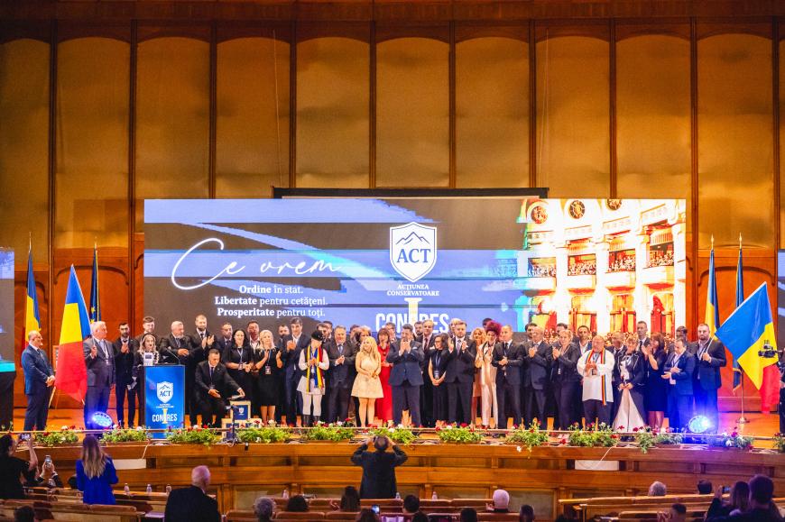 ACT și-a ținut Primul Congres Național: peste 700 de participanți au adoptat cel mai radical plan de reformare a statului român din ultimii 36 de ani