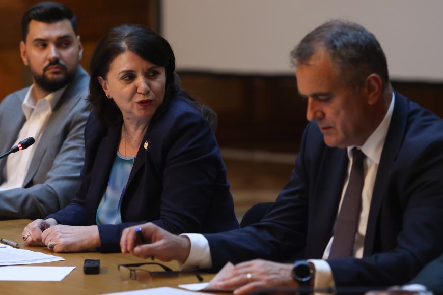 Monica Anisie. Audierea în comisiile de specialitate a miniștrilor desemnați pentru a face parte din guvernul condus de Adrian Veștea, la Palatul Parlamentului din București, 22 iunie 2026. Inquam Photos / George Călin
