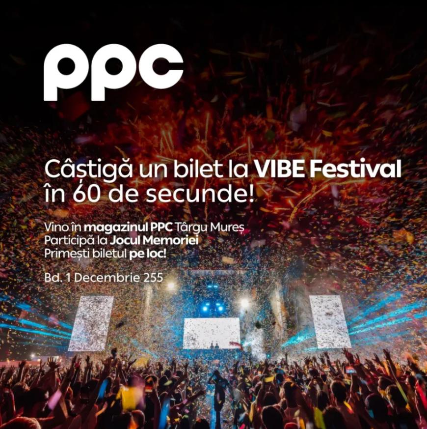 PPC Energie oferă 50 de abonamente la Festival VIBE 2026