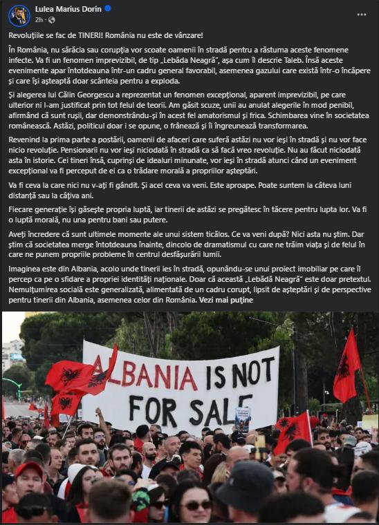 Marius Lulea, fondator AUR, anunţă o revoluţie în România. 
