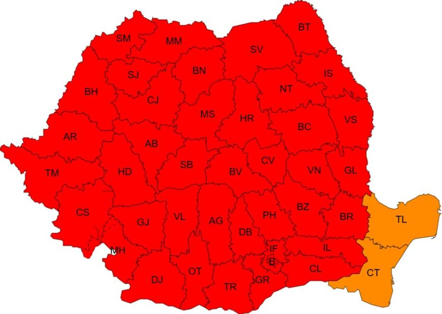 Meteorologii extind Codul Roșu de caniculă. Sursa foto: ANM