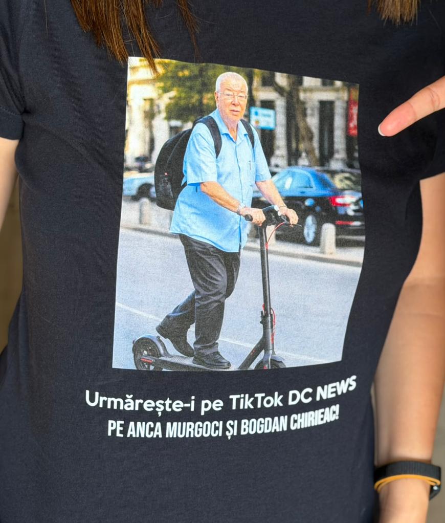 Chirieac, pe trotinetă - poză editată cu inteligența artificială