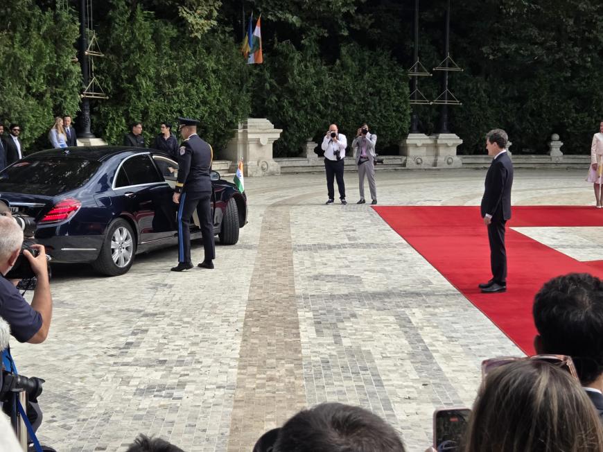 Președinta Indiei, în România, la Palatul Cotroceni FOTO. Documentele care vor fi semnate astăzi la Cotroceni
