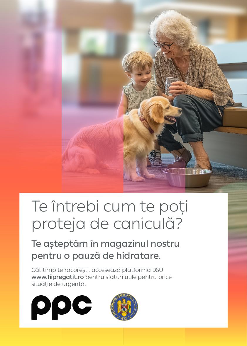 Pentru al doilea an consecutiv, magazinele PPC Energie devin puncte de adăpostire pe timp de caniculă