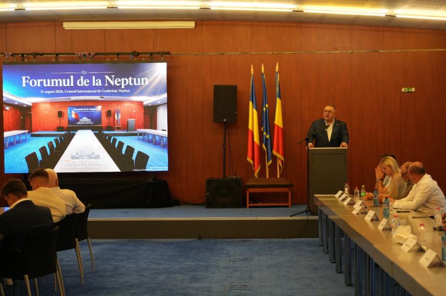 Mihai Daraban, președintele CCIR, la deschiderea Forumului de la Neptun 2026