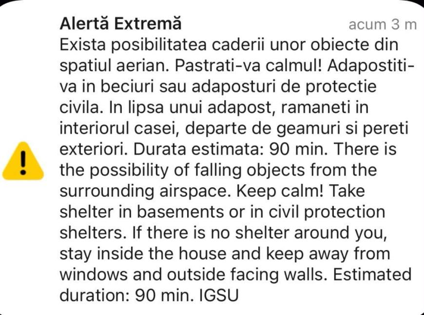 Alertă Galați