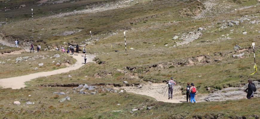 Platoul Bucegi:  Pentru o oază de răcoare, mii de români au luat cu asalt muntele - GALERIE FOTO