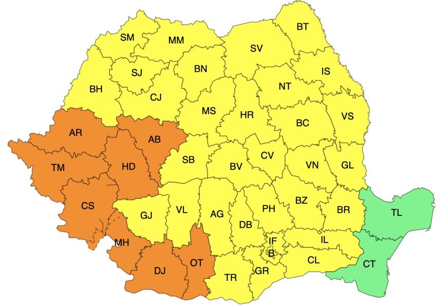 ANM: România lovită de un nou val de caniculă
