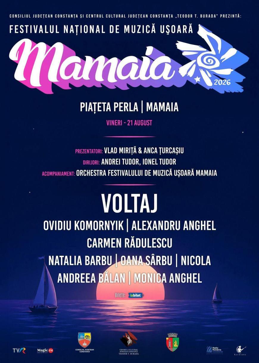 Festivalul „Mamaia”. Vara continuă pe litoral: trei seri de muzică live la malul mării