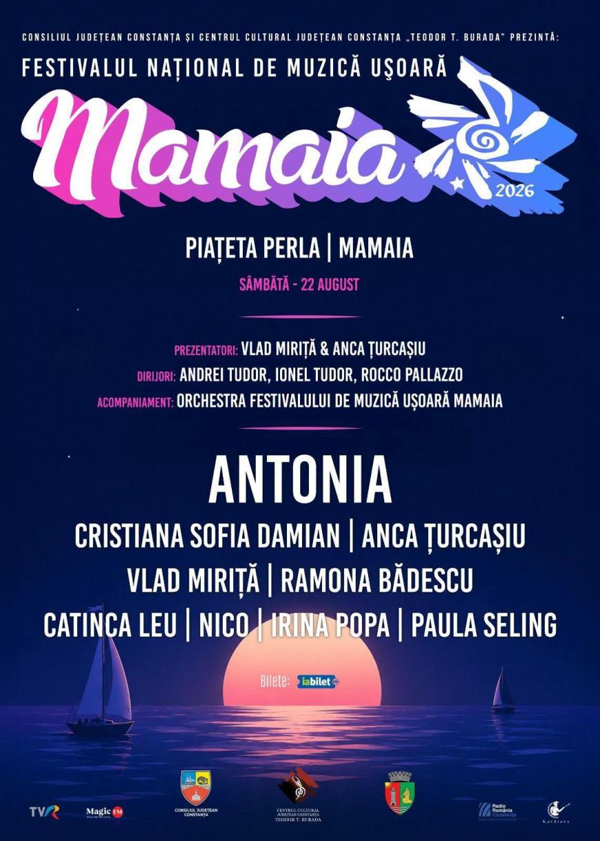 Festivalul „Mamaia”. Vara continuă pe litoral: trei seri de muzică live la malul mării
