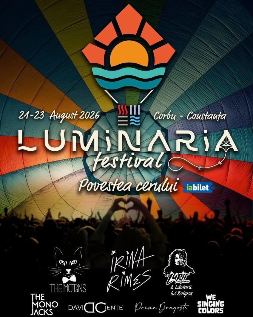 Zile de neuitat pe litoral: Luminaria aduce zmeie uriașe, baloane cu aer cald și concerte inedite la Corbu, în județul Constanța