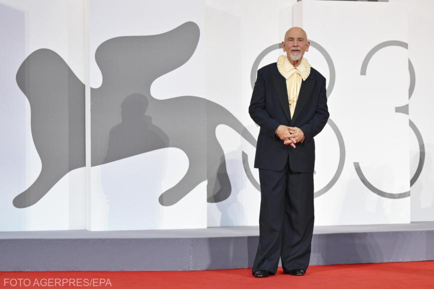 Actorul american John Malkovich la premiera filmului „Wild Horse Nine”, în cadrul celei de-a 83-a ediții a Festivalului Internațional de Film de la Veneția, în Veneția, Italia, 3 septembrie 2026. Sursa foto: Agerpres