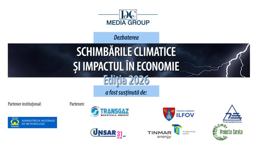 Schimbările climatice și impactul în economie, conferință DC Media Group, LIVE