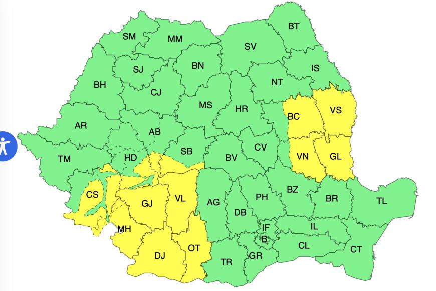 Alertă meteo generală