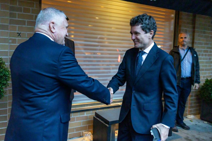 Nicușor Dan și Adrian Zuckerman