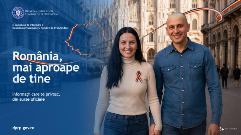 Departamentul pentru Românii de Pretutindeni lansează campania de informare „România, mai aproape de tine”