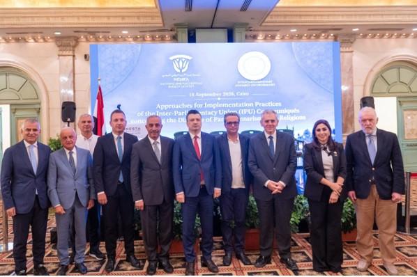Președintele AIO, Ionuț Vulpescu, alături de câțiva dintre membrii delegației AIO la Cairo. Photocredit: AIO